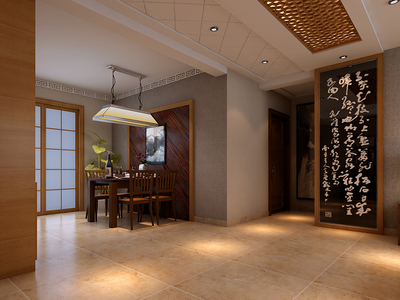 東南亞風(fēng)格三居室138.6平米裝修案例——城南春天室內(nèi)設(shè)計(jì)技術(shù)咨詢解析